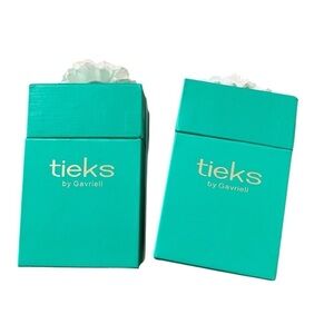1 tote bag & 2 Tieks gift card boxes with 2 sparkling white flowers by Gavrieli